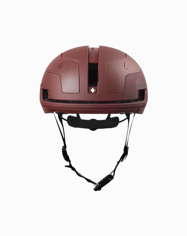 Casco de ciclismo granate